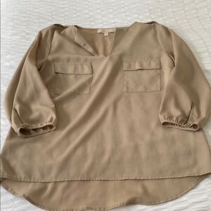 Tan Blouse